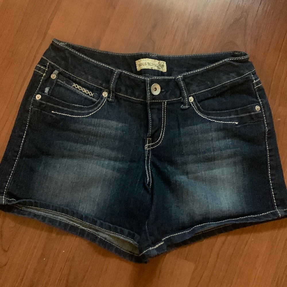 EUC Paris Blues Denim Shorts w stretch